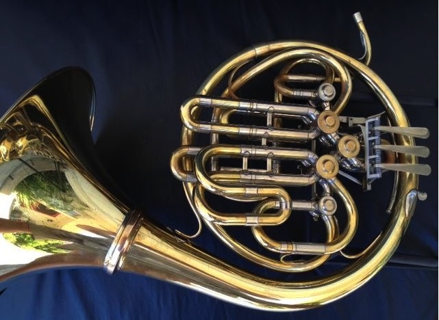 Doug Hall trivalve descant horn Bb/high F